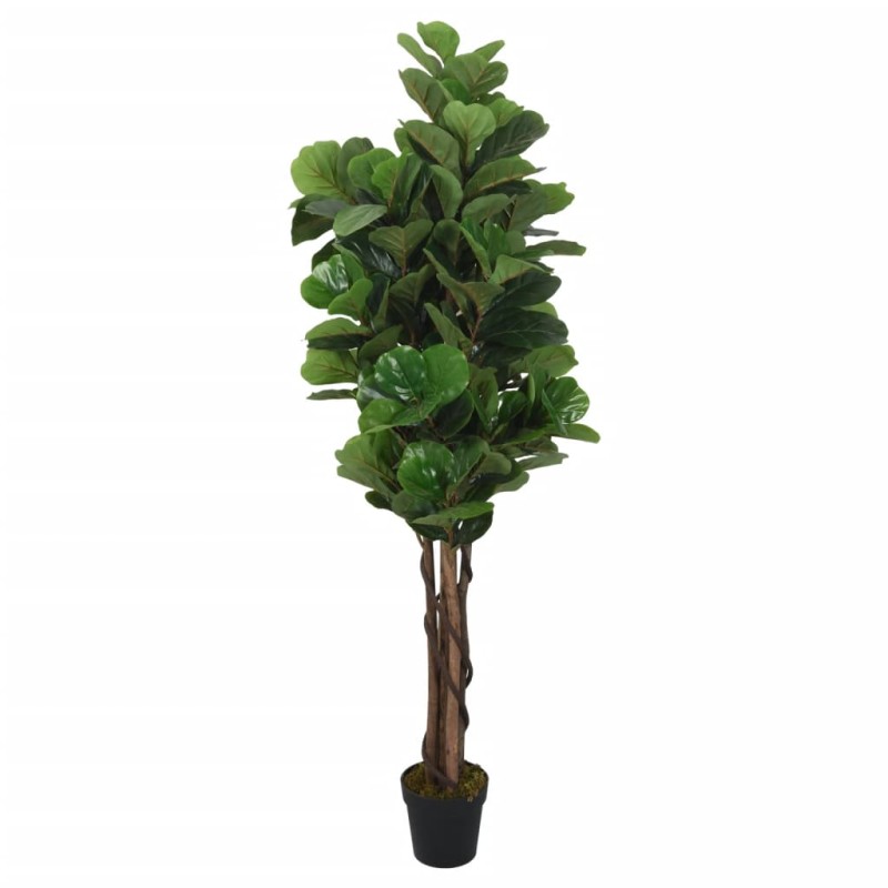 Figueira-lira artificial 232 folhas 180 cm verde-Flores sintéticas-Home Retail