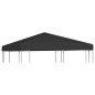 Cobertura de gazebo 270 g/m² 3x3 m preto