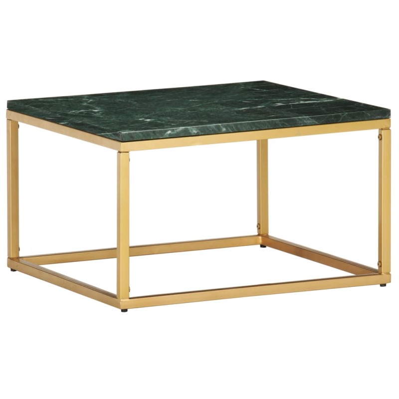 Mesa de centro 60x60x35cm pedra genuína textura mármore verde-Mesas de centro-Home Retail