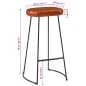 Bancos de bar Gavin 2 pcs 44x37,5x78 cm