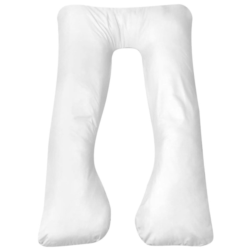 Almofada de gravidez 90x145 cm branco-Travesseiros-Home Retail