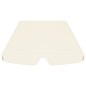 Toldo suplente baloiço jardim 188/168x145/110cm creme