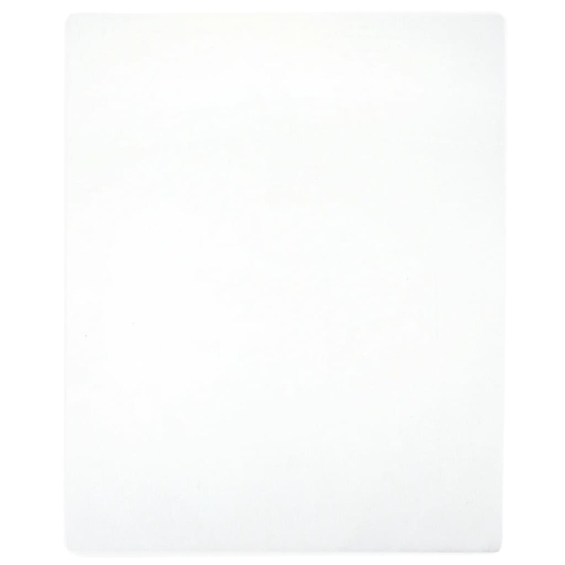 Lençol ajustável 160x200 cm algodão jersey branco-Lençóis-Home Retail