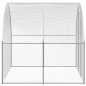 Galinheiro de exterior 3x4x2 m aço galvanizado