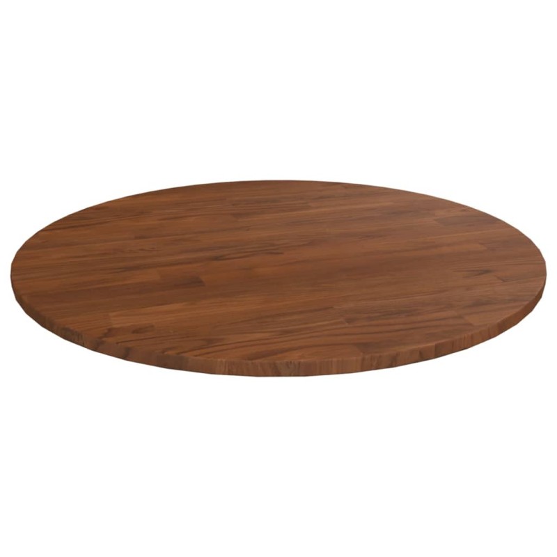 Tampo mesa redondo Ø60x1,5 cm carvalho tratado castanho-escuro-Tampos de mesa-Home Retail