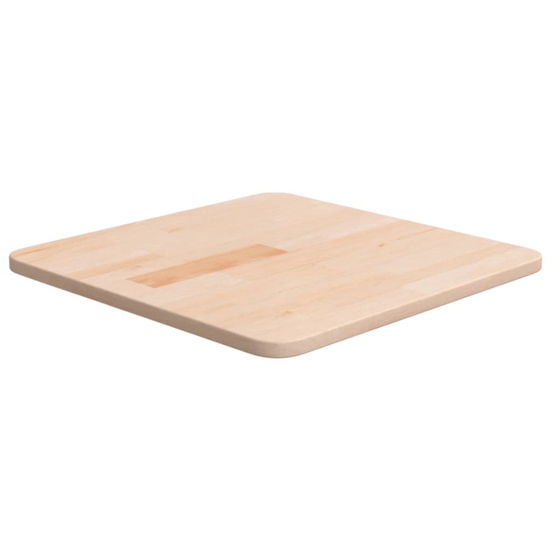 Tampo de mesa quadrado 40x40x1,5 cm carvalho maciço não tratado-Tampos de mesa-Home Retail