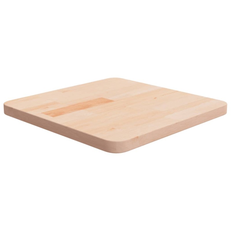 Tampo de mesa quadrado 40x40x2,5 cm carvalho maciço não tratado-Tampos de mesa-Home Retail