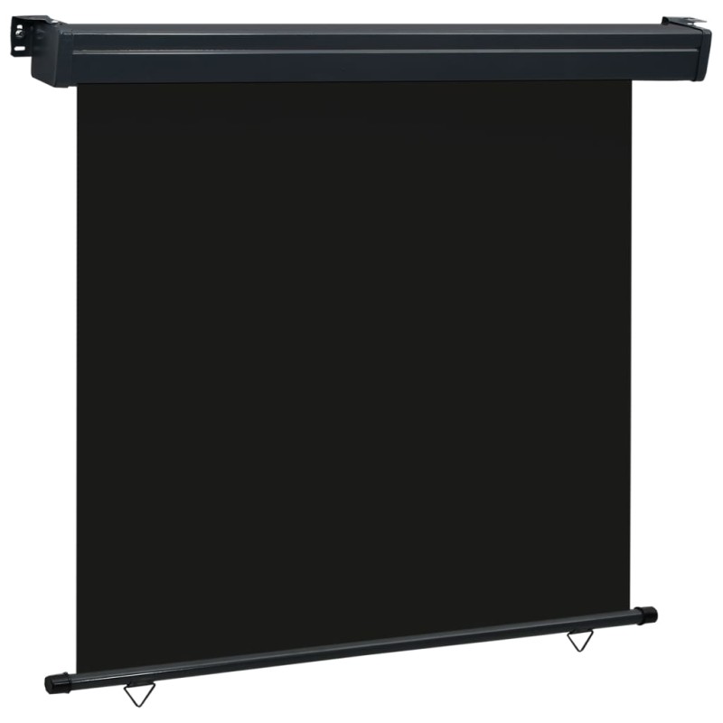 Toldo lateral para varanda 170x250 cm preto-Guarda-sóis e telas de varanda-Home Retail