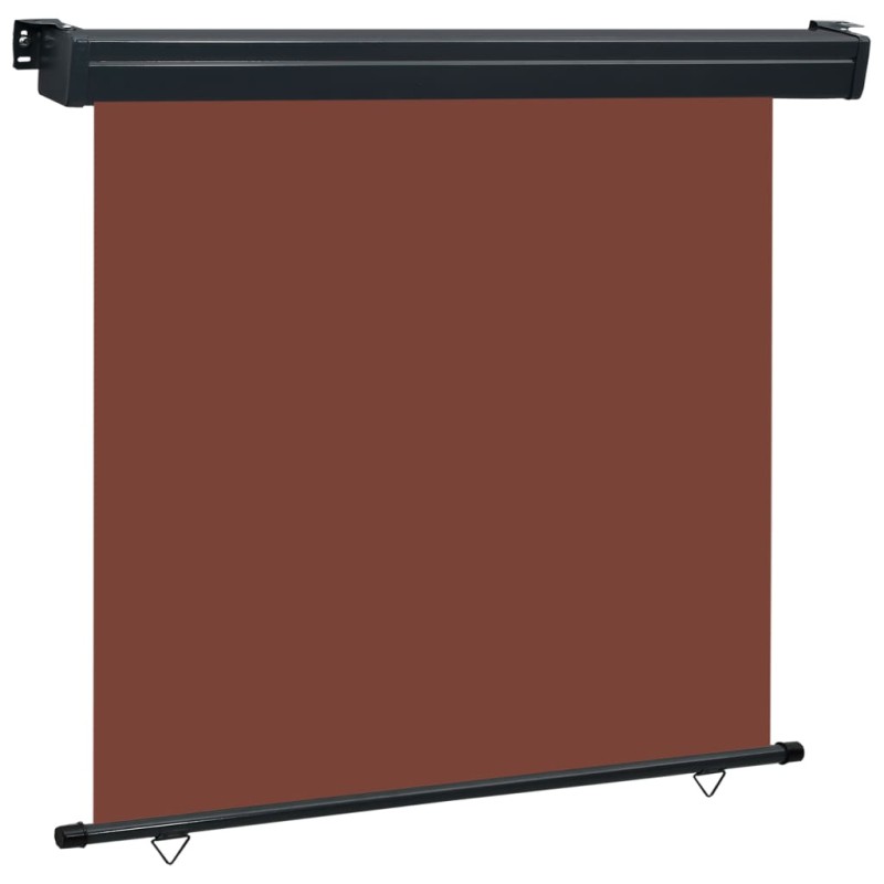 Toldo lateral para varanda 170x250 cm castanho-Guarda-sóis e telas de varanda-Home Retail