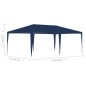 Tenda para festas 4x6 m azul