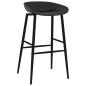 Cadeiras de bar 4 pcs preto