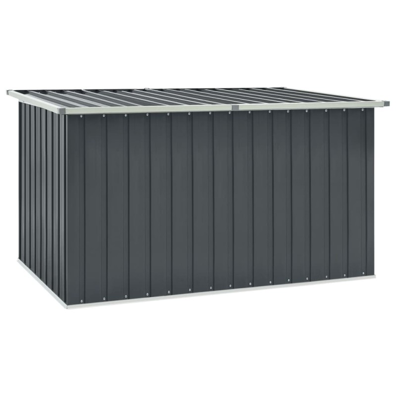 Caixa de arrumação para jardim 171x99x93 cm cinzento-Baús para armazenamento exterior-Home Retail