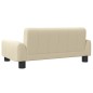 Cama para cães 70x45x30 cm tecido cor creme