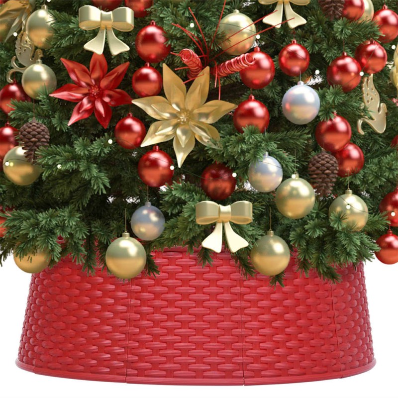 Saia para árvore de Natal Ø54x19,5 cm vermelho-Saias para árvore de Natal-Home Retail