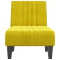 Chaise longue veludo amarelo