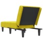 Chaise longue veludo amarelo