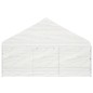 VidaXL Gazebo com telhado 5,88x2,23x3,75 m polietileno branco