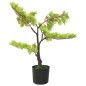 Bonsai cipreste artificial com vaso 60 cm verde