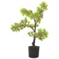 Bonsai cipreste artificial com vaso 60 cm verde