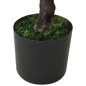 Bonsai cipreste artificial com vaso 60 cm verde