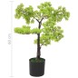 Bonsai cipreste artificial com vaso 60 cm verde