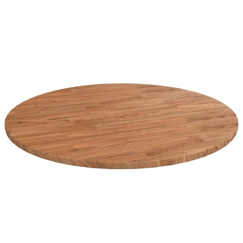 Tampo mesa redondo Ø80x1,5 cm carvalho tratado castanho-claro-Tampos de mesa-Home Retail