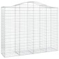 Cestos gabião arqueados 30 pcs 200x50x160/180 ferro galvanizado