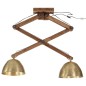 Candeeiro de teto 25 W 29x18x85 cm E27 bronze antigo