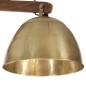 Candeeiro de teto 25 W 105x30x65-108 cm E27 bronze antigo