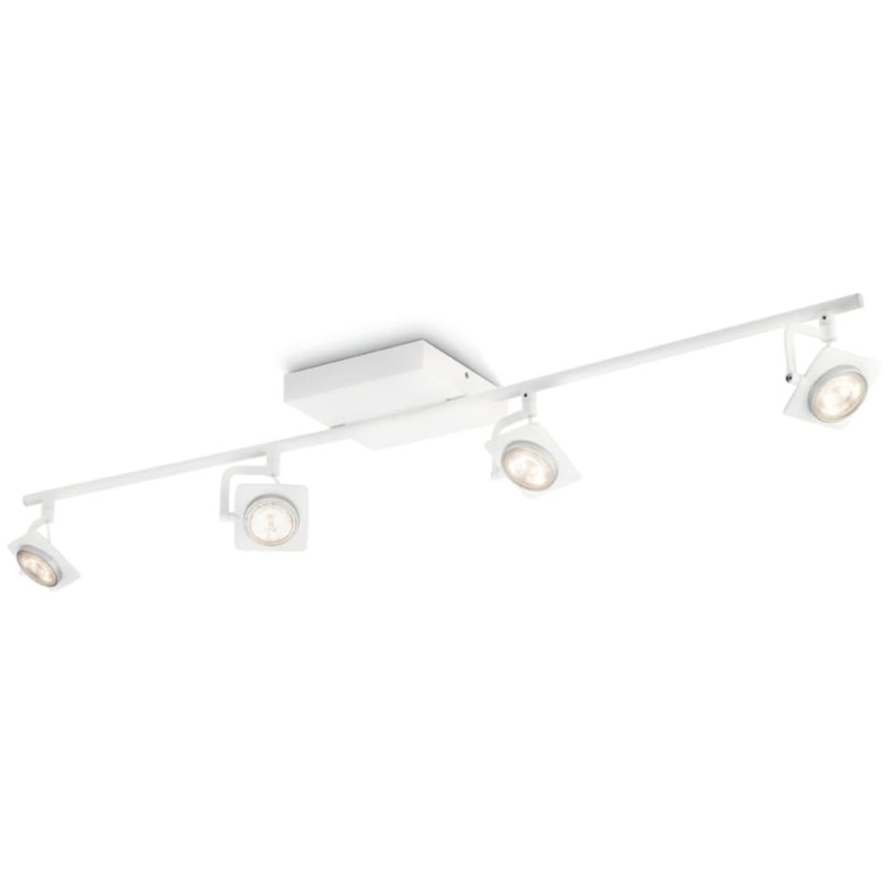 Philips myLiving Foco LED Millennium 4x4,5 W branco 531943116-Candeeiros de teto-Home Retail