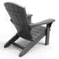 Keter Cadeira adirondack Troy grafite