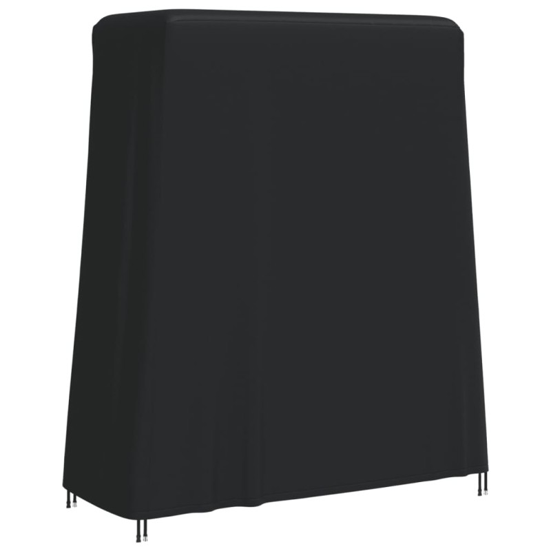 Capa para mesa de pingue-pongue 165x70x185 cm 420D oxford preto-Capas para móveis de jardim-Home Retail