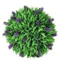 Conjunto de 2 bolas de buxo artificiais com lavanda 30 cm