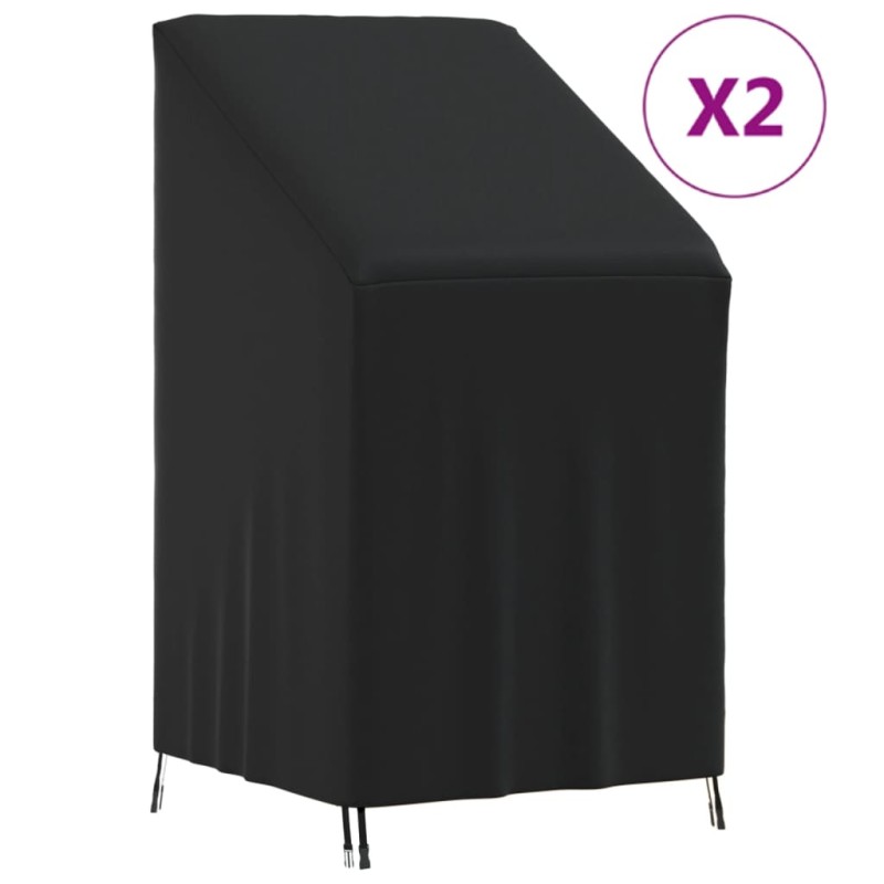 Capas para cadeira de jardim 2 pcs 70x70x85/125 cm oxford 420D-Capas para móveis de jardim-Home Retail