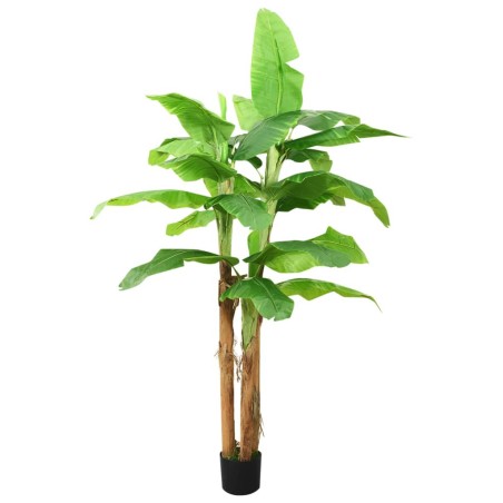 Árvore bananeira artificial com vaso 300 cm verde