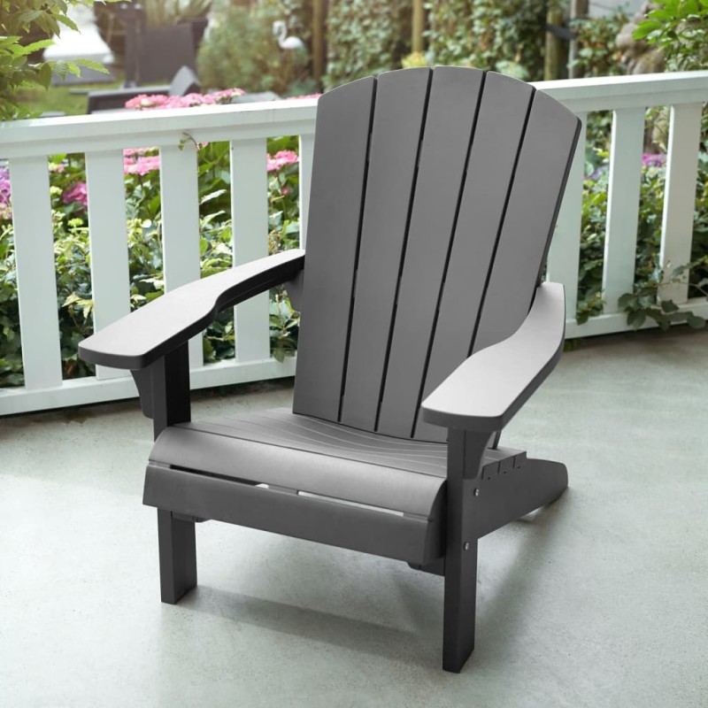 Keter Cadeira Adirondack Troy cinzento-Cadeiras de jardim-Home Retail