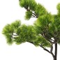 Bonsai pinus artificial com vaso 60 cm verde