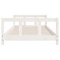 Estrutura de cama infantil 90x190 cm pinho maciço branco