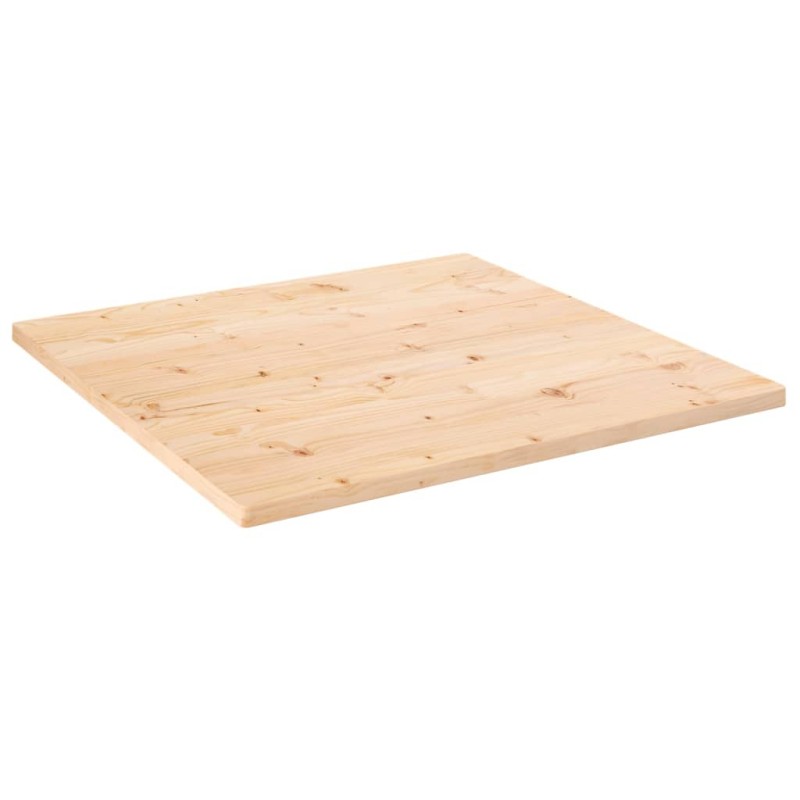 Tampo de mesa quadrado 80x80x2,5 cm pinho maciço-Tampos de mesa-Home Retail