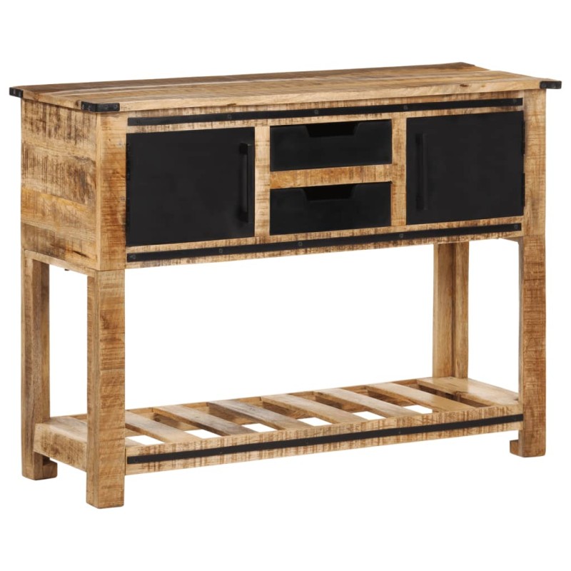 Mesa consola 100x35x75 cm madeira de mangueira maciça-Mesas de apoio-Home Retail