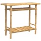 Mesa consola 90x37x75 cm bambu