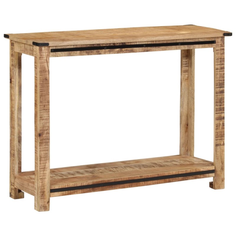 Mesa consola 100x35x75 cm madeira de mangueira maciça-Mesas de apoio-Home Retail