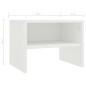 Mesas-de-cabeceira 2 pcs 40x30x30 cm contraplacado branco