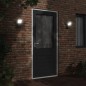 Candeeiros parede LED p/ exterior 2 pcs alumínio fundido preto