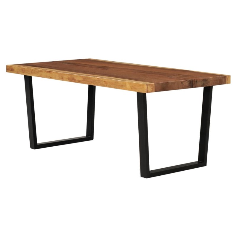 Mesa de centro 102x54x41 cm madeira de árvore chorona maciça-Mesas de centro-Home Retail