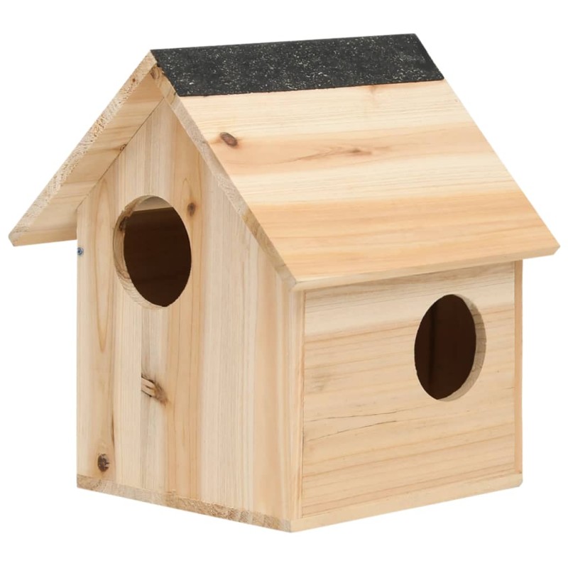 Casa para esquilos 26x25x29 cm madeira de abeto maciça-Casotas e gaiolas para animais pequenos-Home Retail