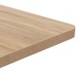 Mesa bistrô 50x50 cm MDF castanho-claro