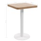 Mesa bistrô 50x50 cm MDF castanho-claro