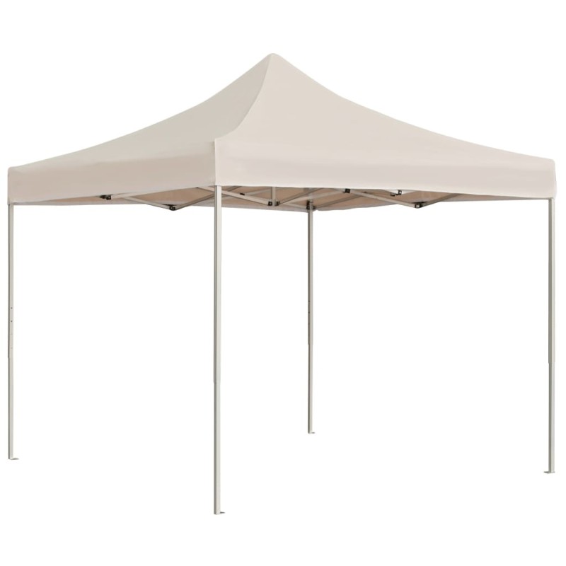 Tenda para festas dobrável profissional 2x2 m alumínio creme-Toldos e gazebos-Home Retail