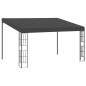 Gazebo de montagem na parede 3x4 m tecido antracite